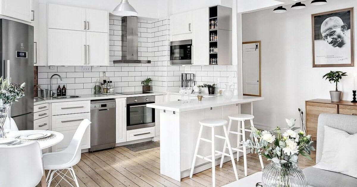 Cómo decorar y aprovechar el espacio en una cocina pequeña cuadrada